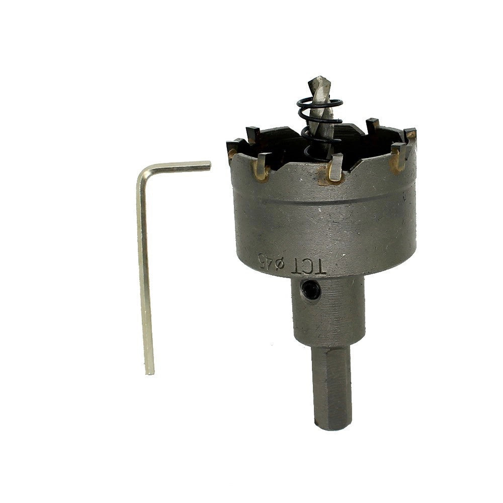 Trade Shop - Fresa A Tazza Con Punta Per Trapano Muro Metallo Legno Acciaio Da 20 A 80mm -       35 Mm