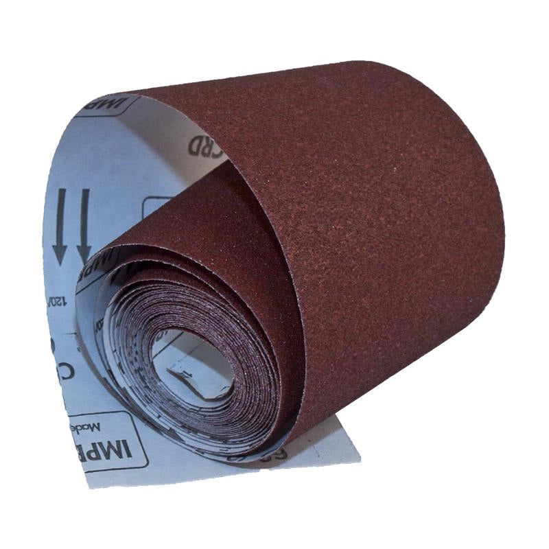 CARTA ABRASIVA 'CRD' Grana 150 - rotolo mm 115x100 mt - 100 metrilineari- IMPERIAL ABRASIVI