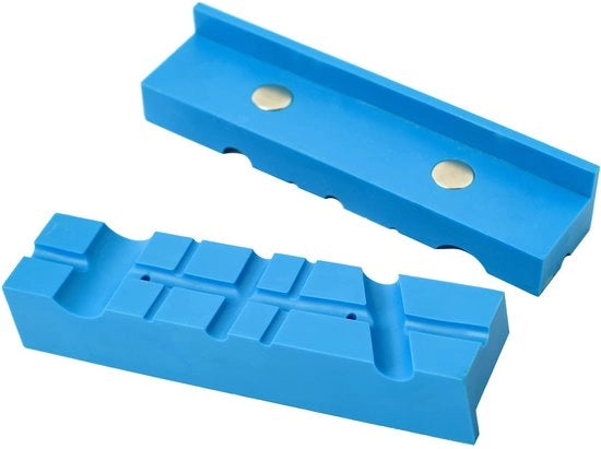 Vise Pads Magnetici Universali - Coperture di Bloccaggio a Viti Universali - Blu - Duraturo e Sicuro - Adatto per Fai da Te - 2 Pack