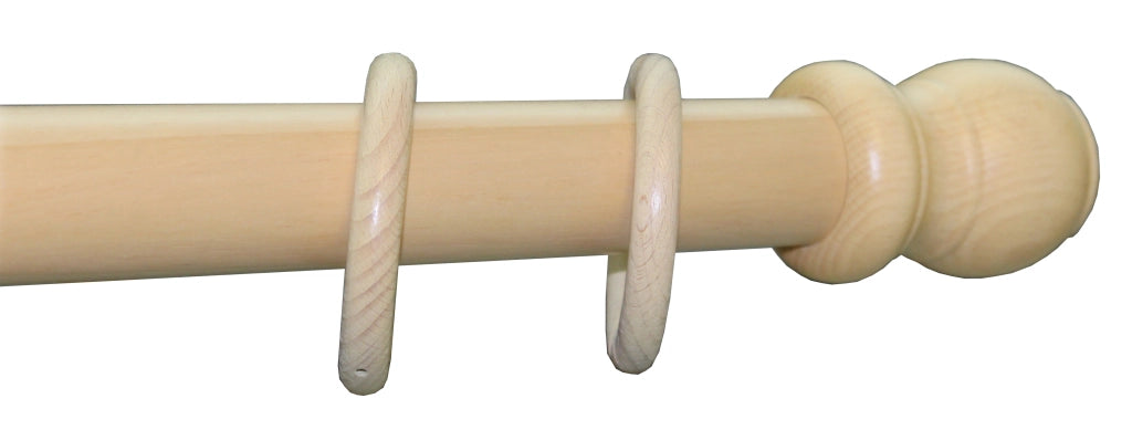 BASTONE LEGNO A STRAPPO D 35 NATUR 210CM S/SUPP.- 1,0 pz