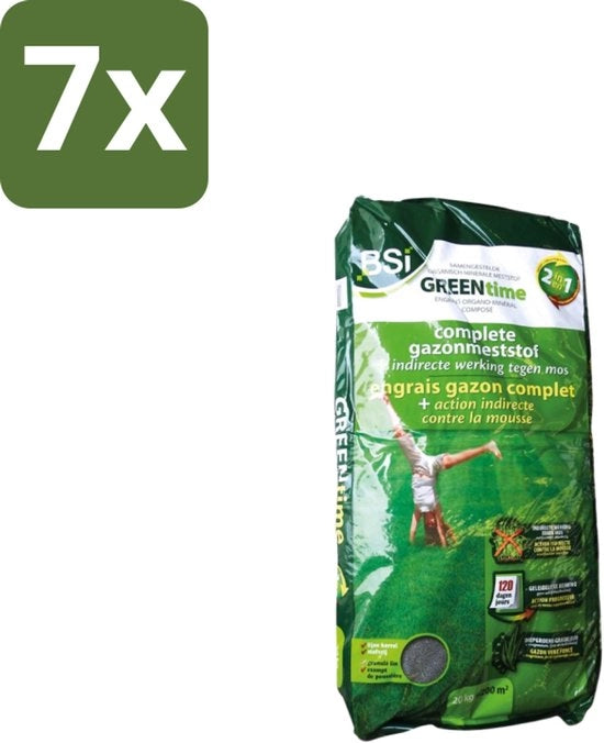 Materiale per prato organico-minerale - Controllo della malattia fungina indiretto - 20 kg (200 m²) - Confezione in bulk - 7 pezzi