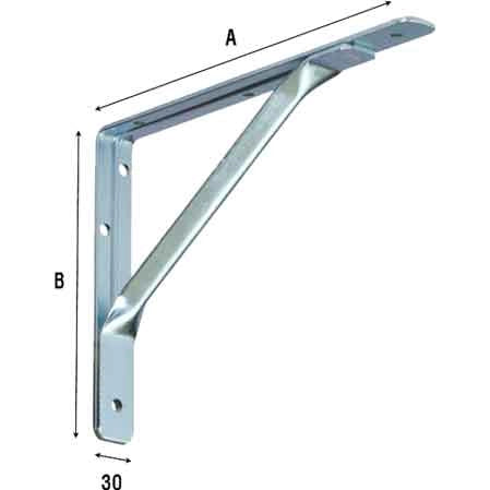 REGGIMENSOLA GRANDE PORTATA 495x310 mm - portata coppia max 150 kg