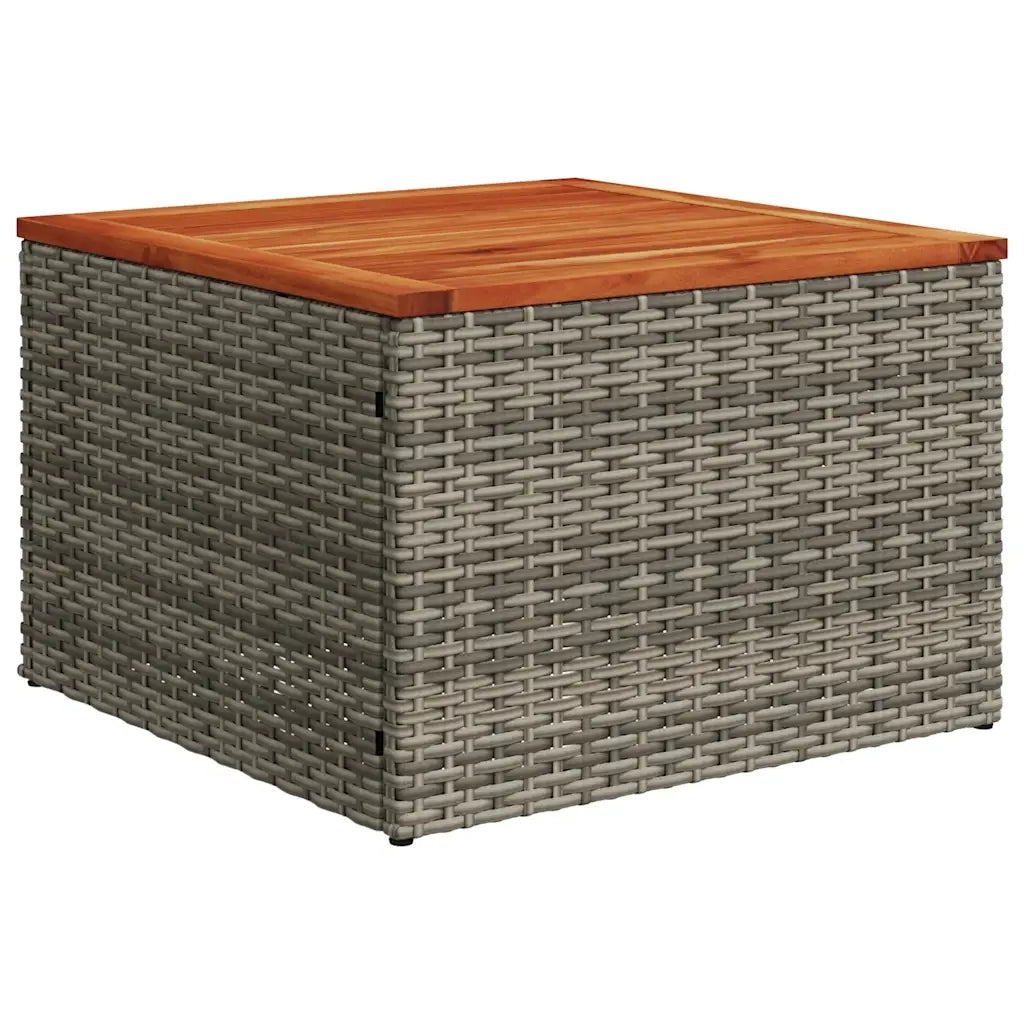 Set Divani da Giardino 14pz con Cuscini in Polyrattan Grigio 3256271
