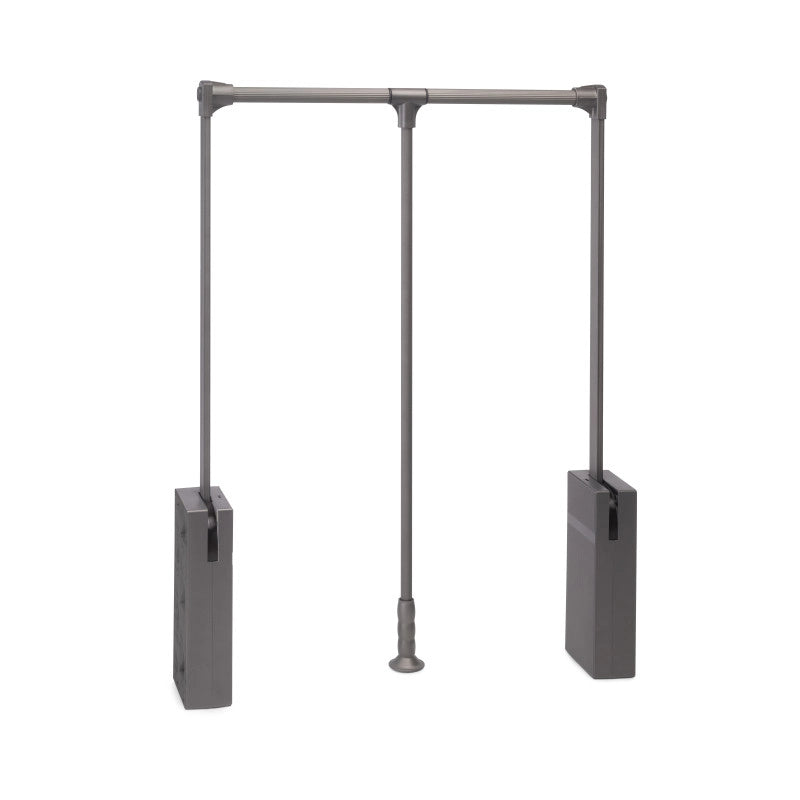 Cassetto portascarpe per armadi e cabine armadio Quartz, 640 (M80), Acciaio, Titanio
