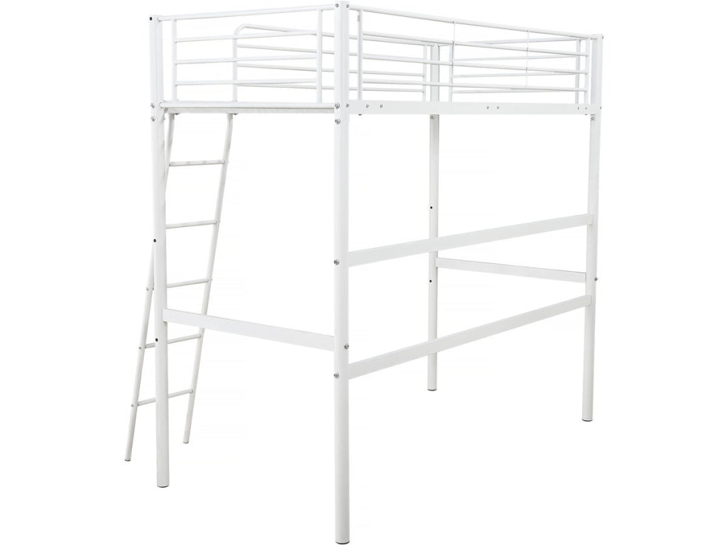 Letto a soppalco "Alora" - 90 x 190 cm - Bianco