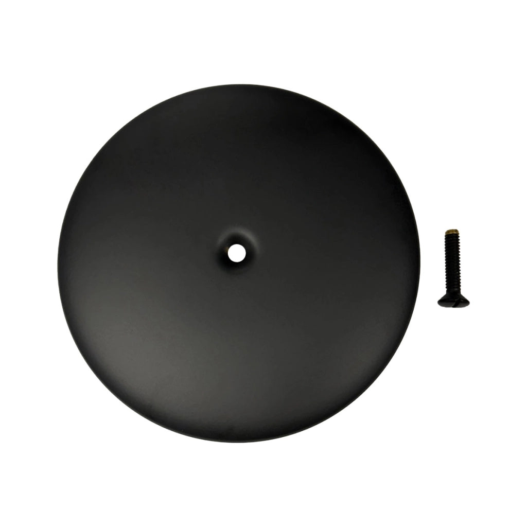 Piattello per Pozzetto a Pavimento Porta e Bini Ottone Nero Opaco 150 mm
