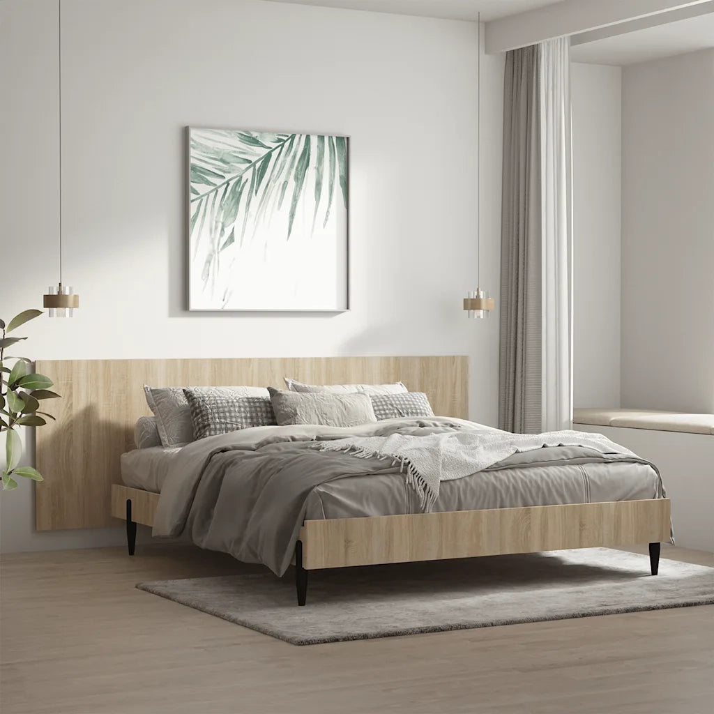 Testiera Letto Rovere Sonoma 240x1,5x80 cm Legno Ingegnerizzato 811055