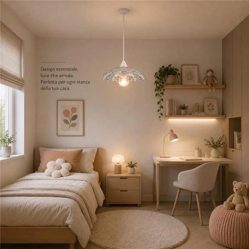 BRIGIDA LAMPADA SOSPENSIONE DA SOFFITTO E27 1 LUCE 42 CM