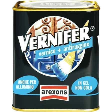 SMALTO ANTIRUGGINE METALLIZZATO 'VERNIFER' 750 ml - Grafite - AREXONS