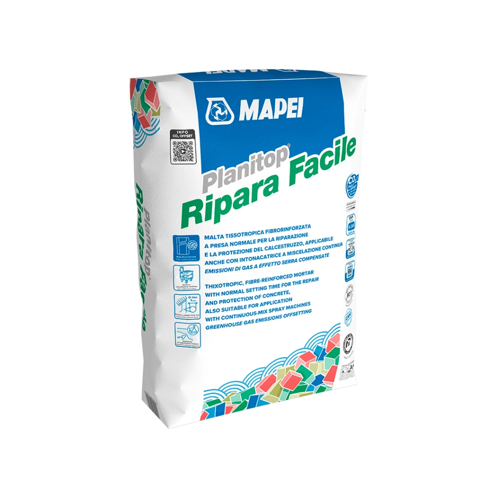 Planitop ripara facile r4 mapei 25 kg malta ripristino 4-50 mm