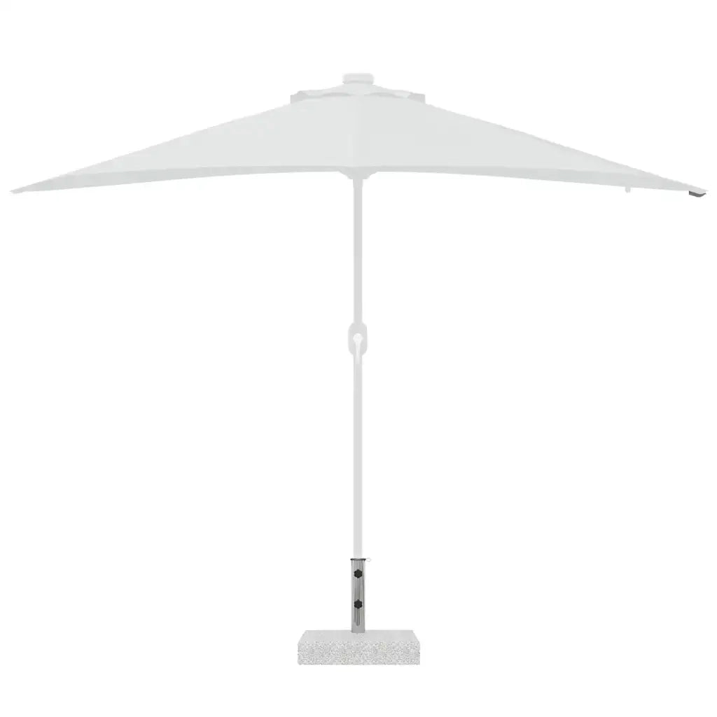 Base per Parasole in Granito Rettangolare 25 kg 43725