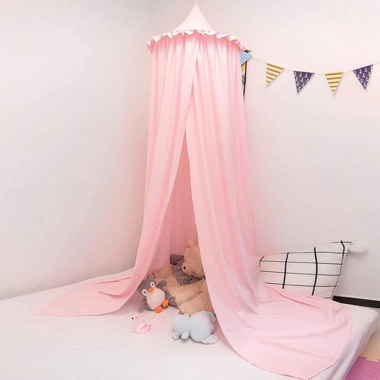 Ombrello per lettino da bambino, tenda da letto, rete antinsettiche per camera da letto, rete antinsettiche, protezione dagli insetti, bambini, principessa, tenda per giochi, rosa