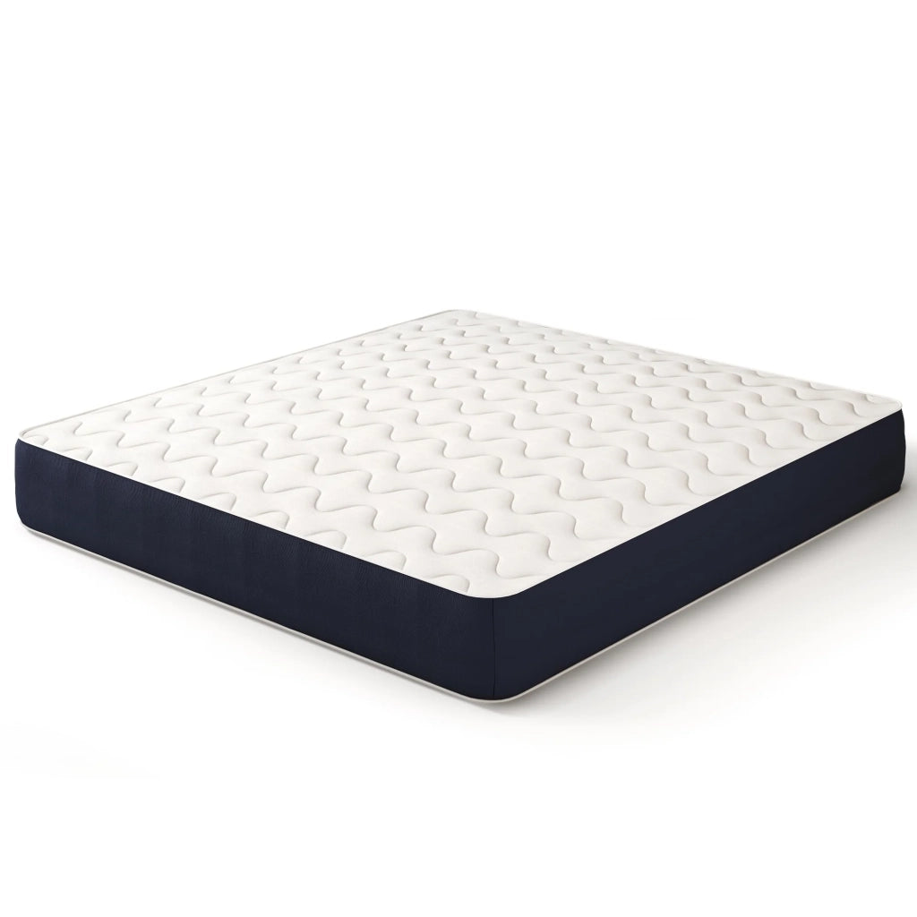 Materasso matrimoniale 180x200 in Waterfoam Ipoallergenico, 10 cm ESSENTIAL | Imbottitura in Ovatta e Rivestimento in Tessuto 3D Traspirante, Antiacaro e Antifungino | Made in Italy