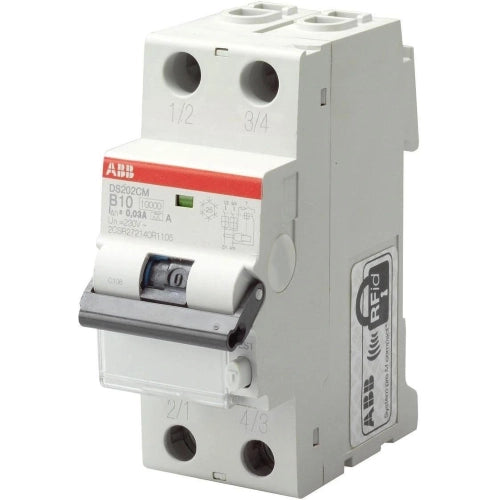 ABB DS202C INTERRUTTORE MAGNETOTERMICO DIFFERENZIALE 6KA 2P AC C32 30MA