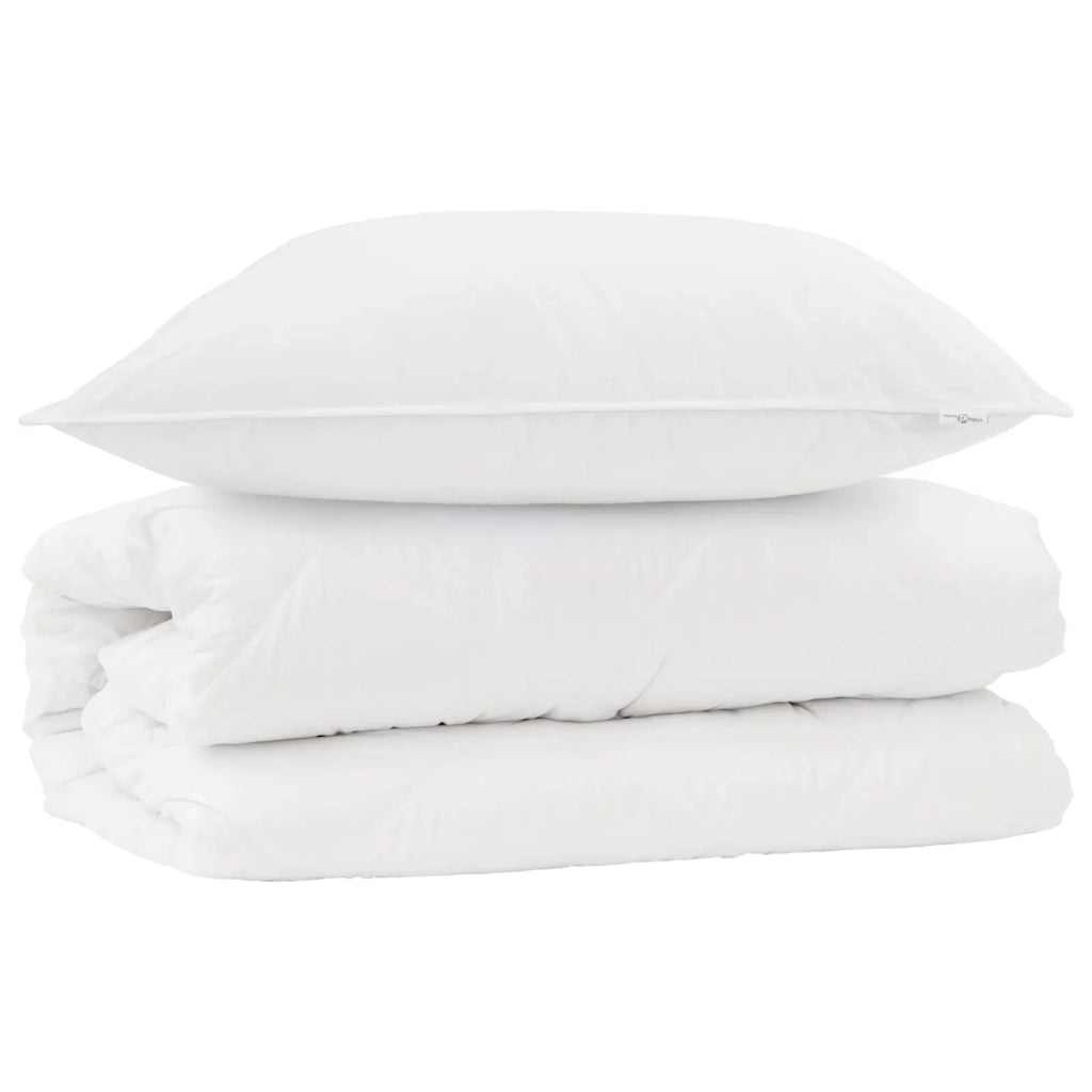 Set di Piumoni con cuscino 2 pcs Bianco Microfibra 3376789