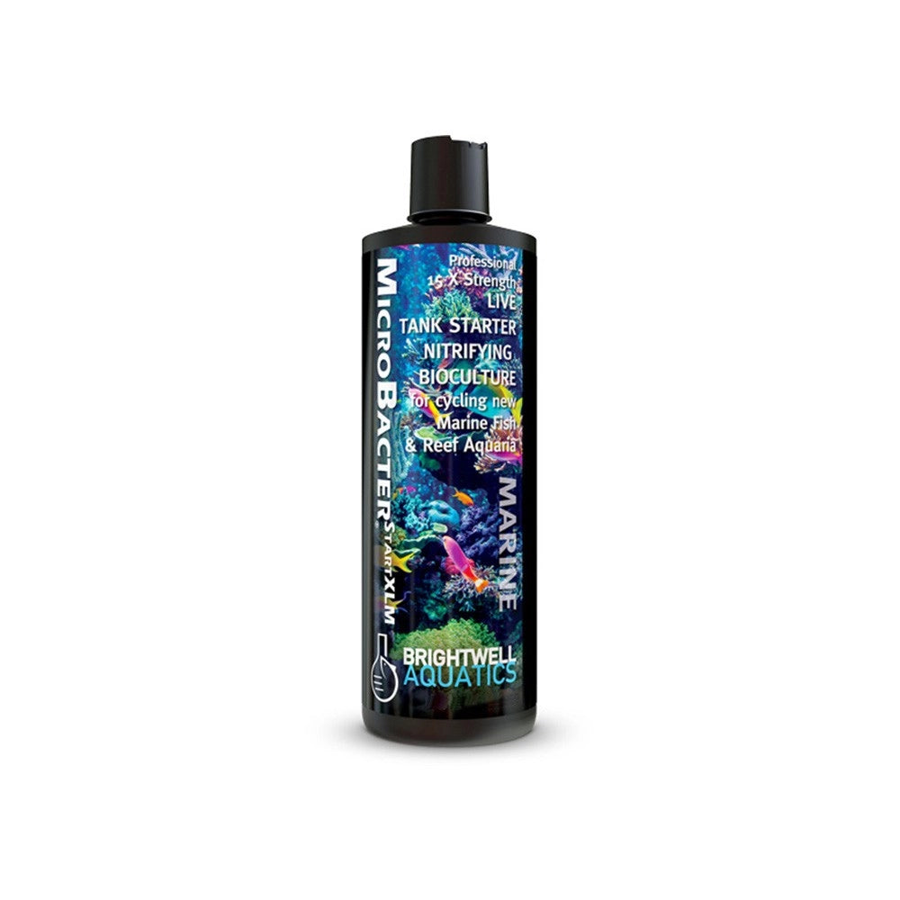 Brightwell Aquatics MicroBacter Start XLM - attivatore batterico superconcentrato per acqua marina Formato: 250 ml