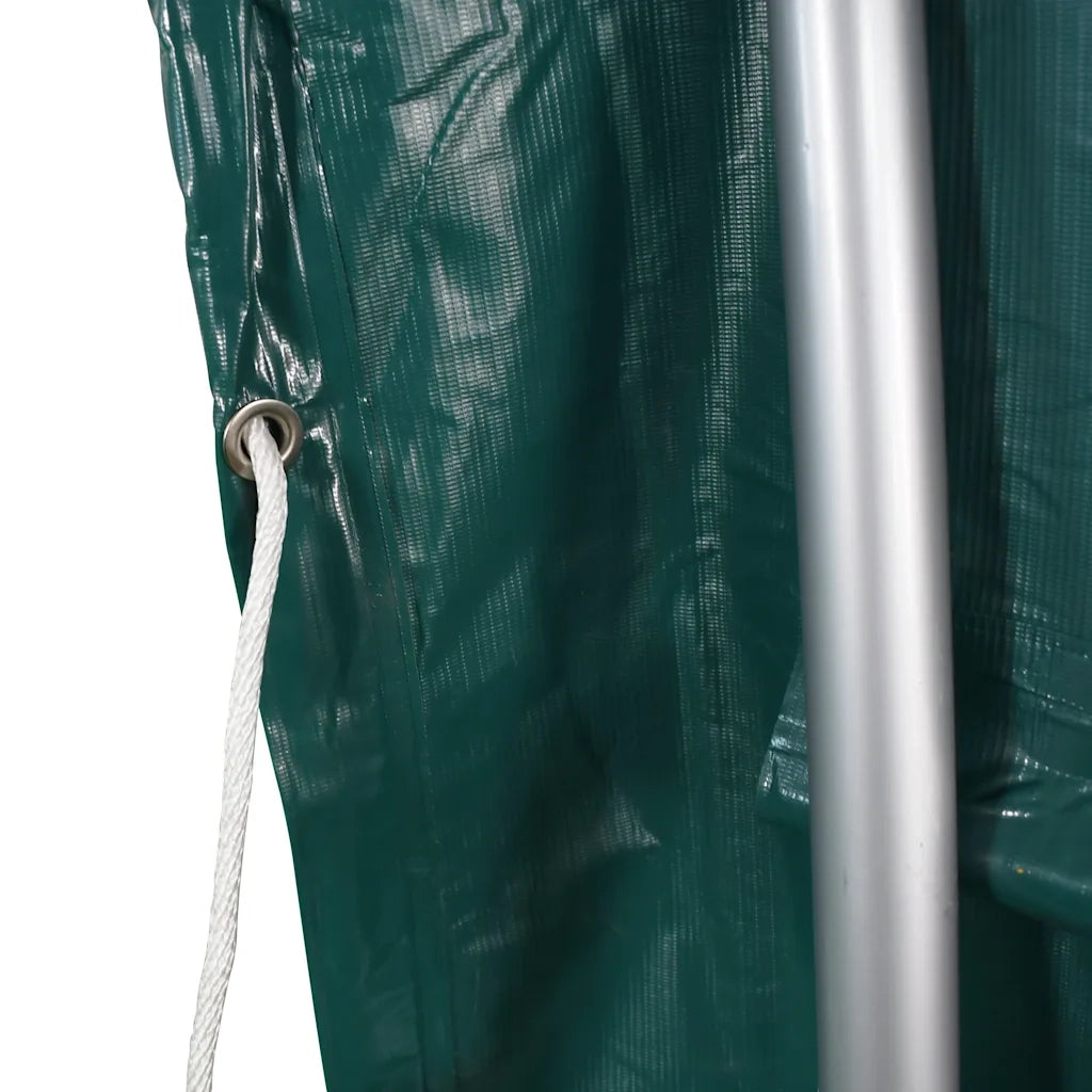 Tenda per Bestiame in PVC 3,7x3,7 m Verde 3056433