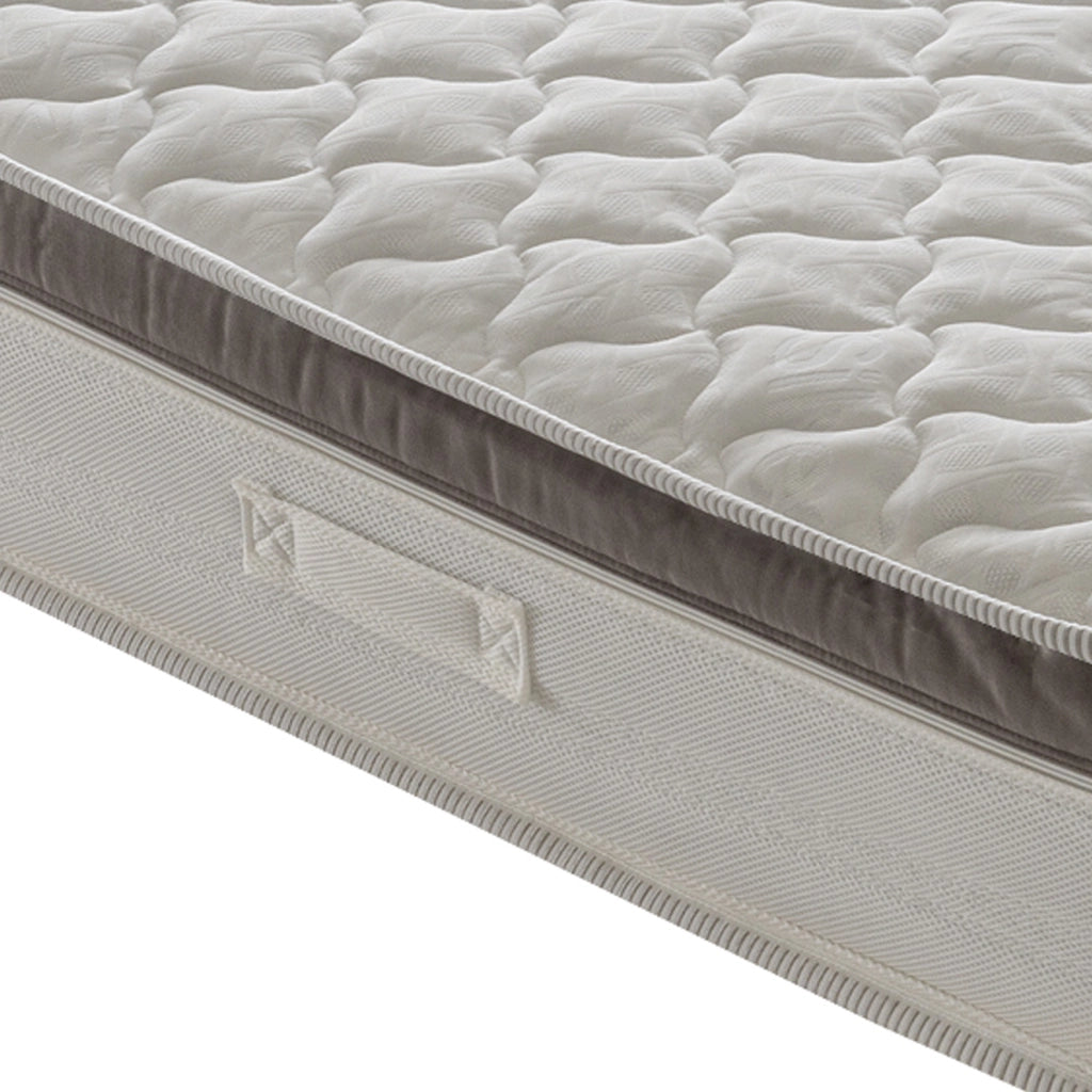 Materasso Matrimoniale 160x190 a molle insacchettate, memory foam, alto 27 cm, rivestimento sfoderabile, 1600 molle