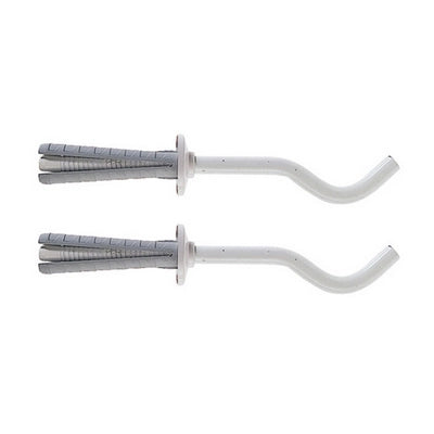 2 PZ MENSOLE PER RADIATORI IN GHISA TF 7  FISCHER- 100 Bianca- FISCH- pezzi 1