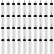 Bottiglie a compressione 40 pezzi - 4 oz/120 ml - Plastica - Bottiglia a vite - Applicatore beccuccio - Leggera e resistente