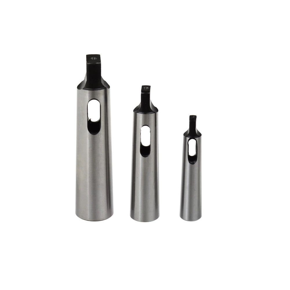 SET 3pz CONI BUSSOLE DI RIDUZIONE CONO MORSE MT 4-3, 3-2, 2-1 GEKO G00571