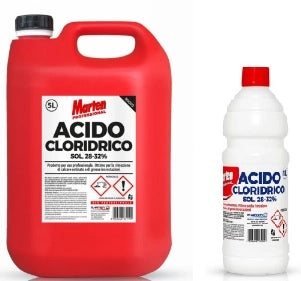 ACIDO CLORIDRICO (MURIATICO) 32% LT.5