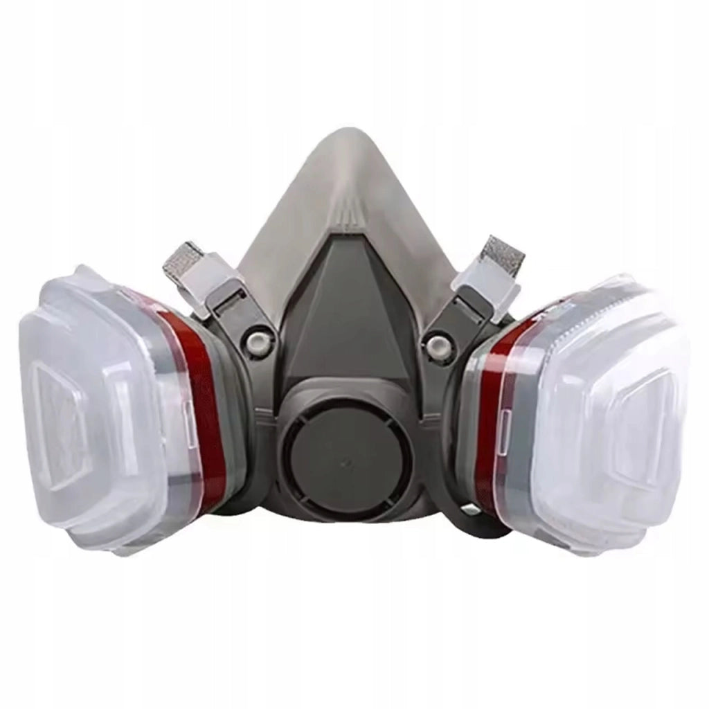 Maschera Protettiva SafeBreath 6200 – Set Filtrante 7 in 1 | Silicone e Plastica | Verniciatura e Chimica