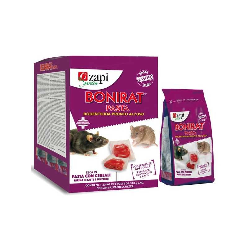 Esca Topi Bonirat Pasta Biocida G 510 pz 3 Zapi