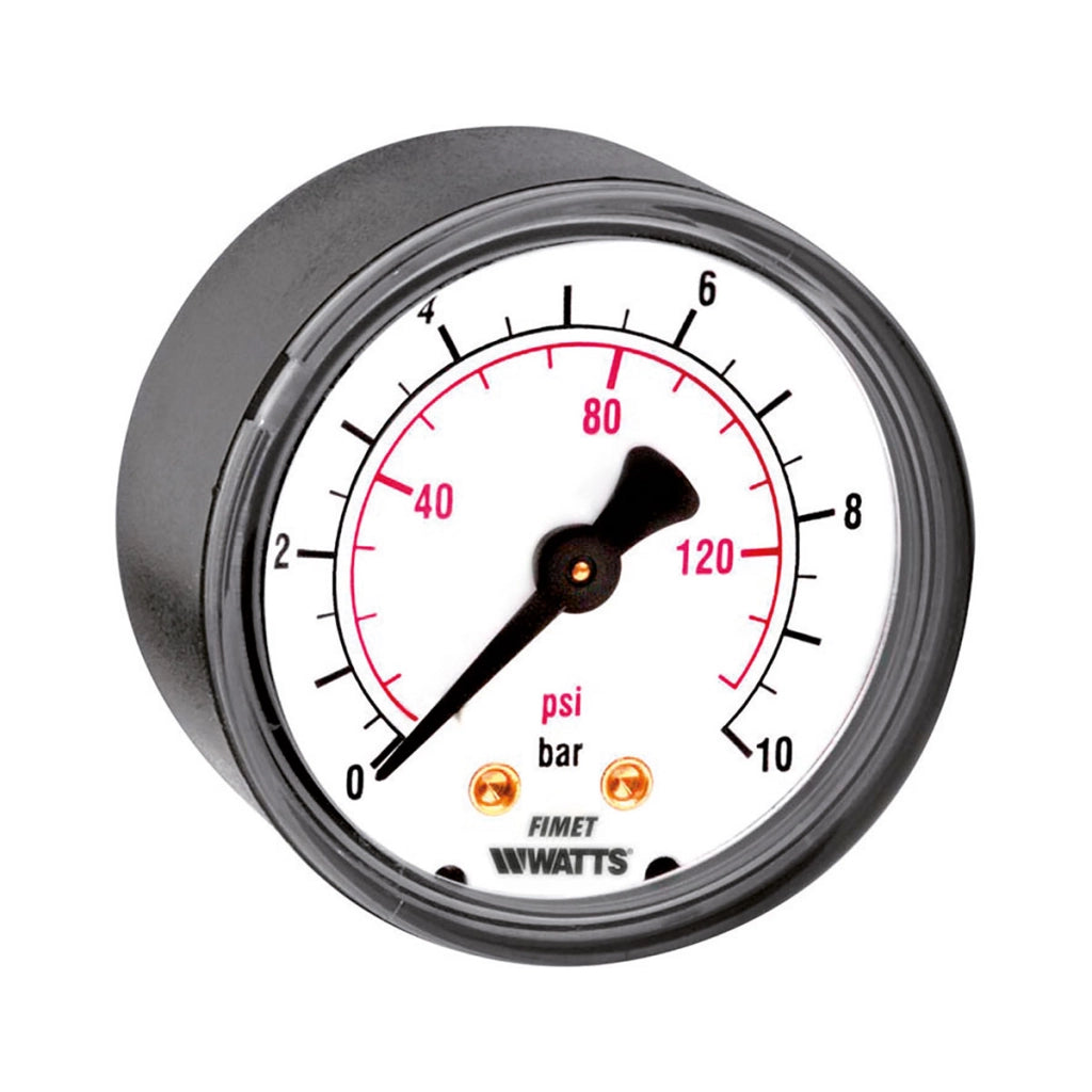MANOMETRO ATTACCO POSTERIORE M3A-ABS 63- 10 bar- WATTS- pezzi 1
