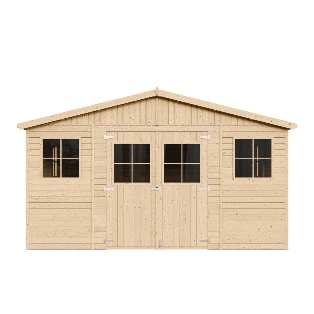 Casa da giardino in legno  A246x418x520 cm/20 m² - TIMBELA M333