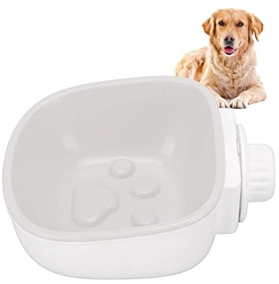 Casa per Cani - Slow Food - Senza Odore - Colore Grigio - Sospeso - Ideale per Piccoli Cani - Resistentente al Lavastoviglie