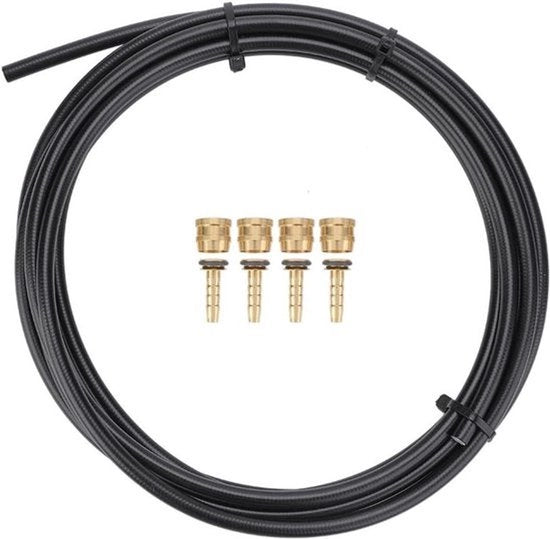 Rimbrida a freccia idraulica per bicicletta - 5,4 mm - nera - con connettori olio - freni idraulici - compatibile con modelli di bicicletta - nera