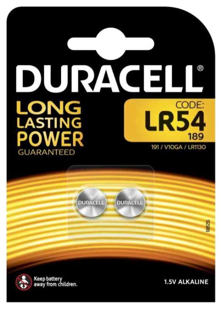 Duracell Bl 2 Pila Lr 54 Set 5 Pezzi - Cfg