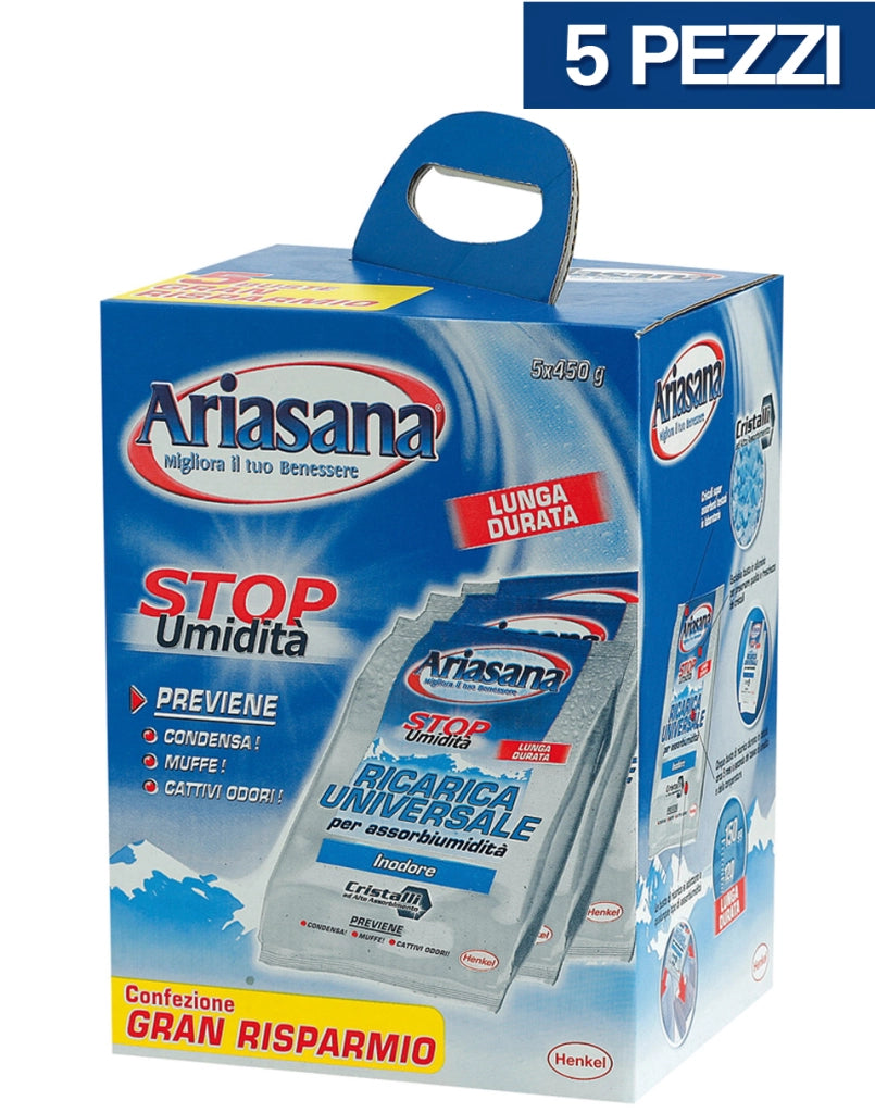 RICARICA SALI ARIASANA Confezione 5 x 450 gr - ARIASANA