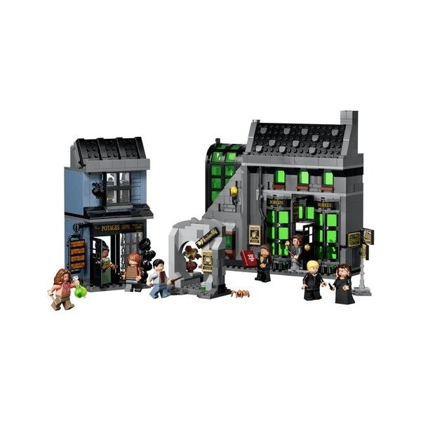 Costruzioni lego 76471 harry potter negozi di magia di notturn alley