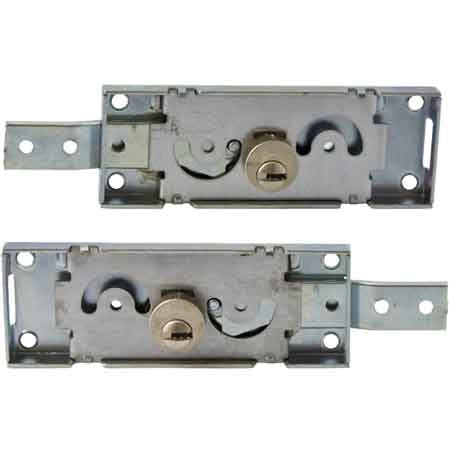 COPPIA SERRATURA SERRANDA CHIAVE PUNZONATA PREFER (destra+sinistra) (S711) - PREFER