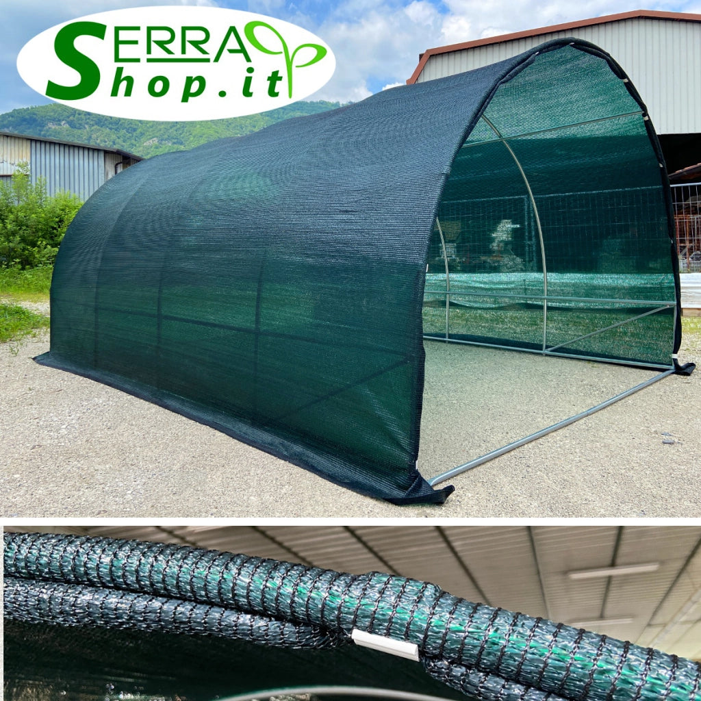 Serra Tunnel Easy SOL 3x5m con rete ombreggiante
