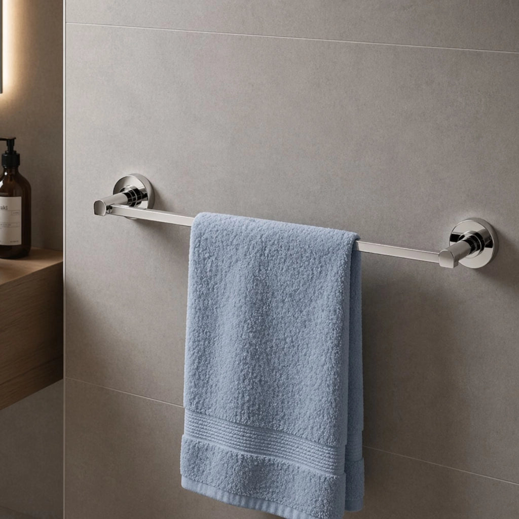 Porta asciugamani ottone cromato lucido serie luparia 2 misure *** misura 60 cm, confezione 1