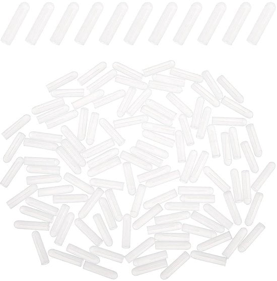 Doseggia 150 pezzi - Spout con chiusura a Luer Lock - Caps per punta di spout - Protezione per applicatori di colla - Flaconi di olio di smaltimento - Duraturo e facile da pulire - Spout con chiusura a Luer Lock