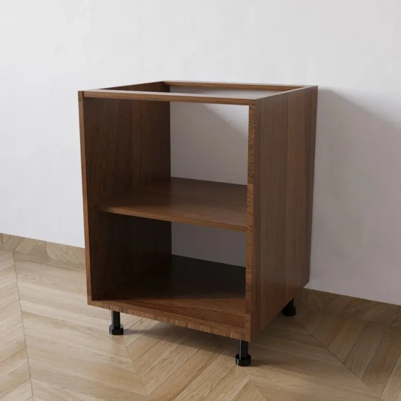 Mobile Base 60 Senza Anta. H 72 Cm L 60 Cm P 55.5 Cm. Spedizione In Kit Noce