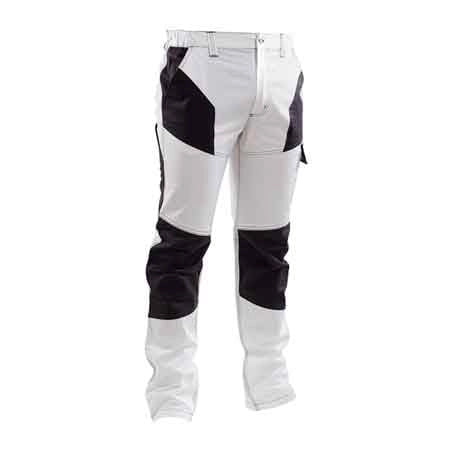 PANTALONE DA LAVORO STRETCH BIANCO/GRIGIO Tg. L (52-54)