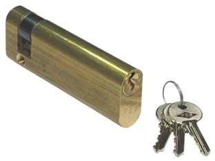 MEZZO CILINDRO OVALE PER MANIGLIONI ANTIPANICO NF150  mm.86 decentrato (70x16) (NF150/M)    NUOVA FEB