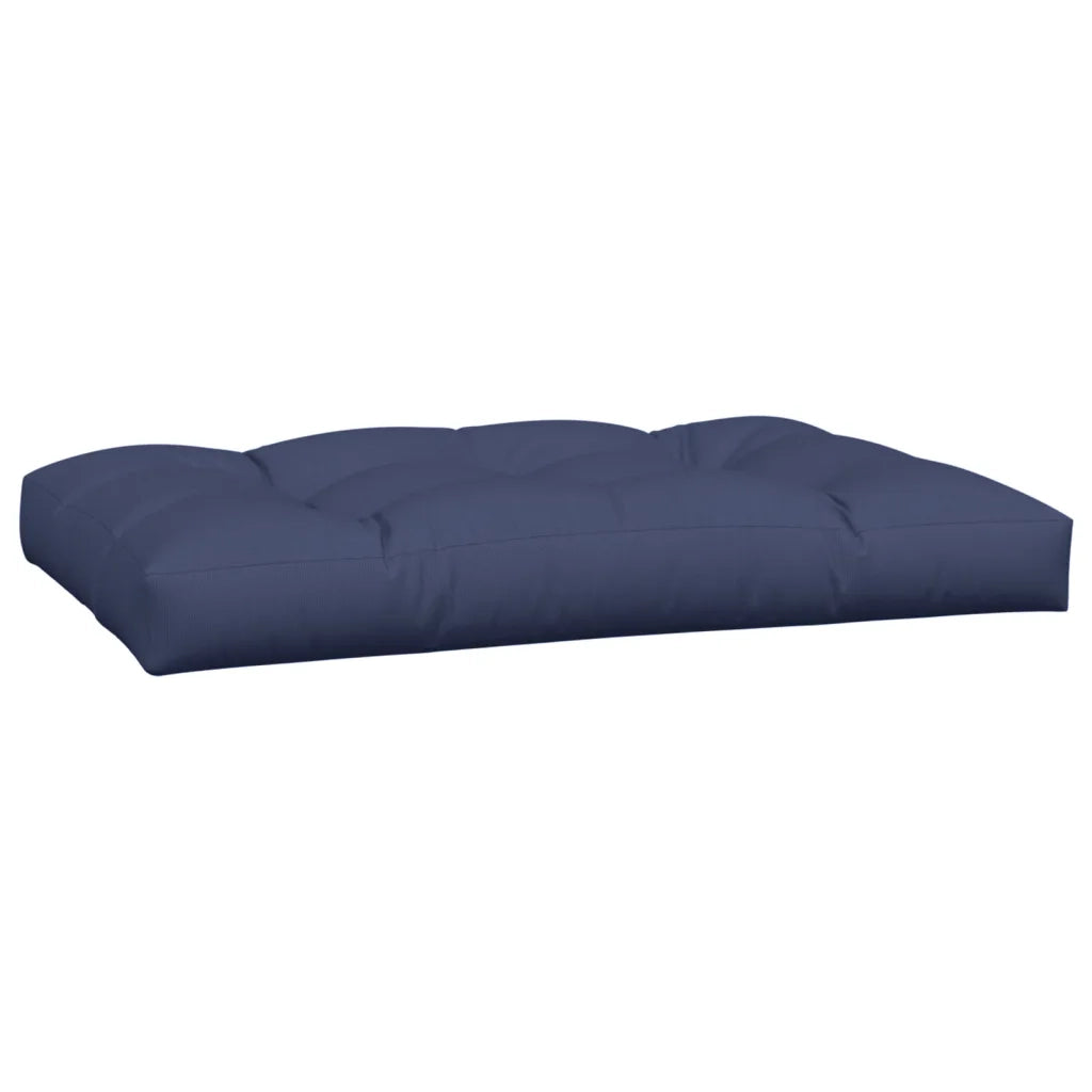 Cuscini per Pallet 2 pz Blu Marino in Tessuto 378150