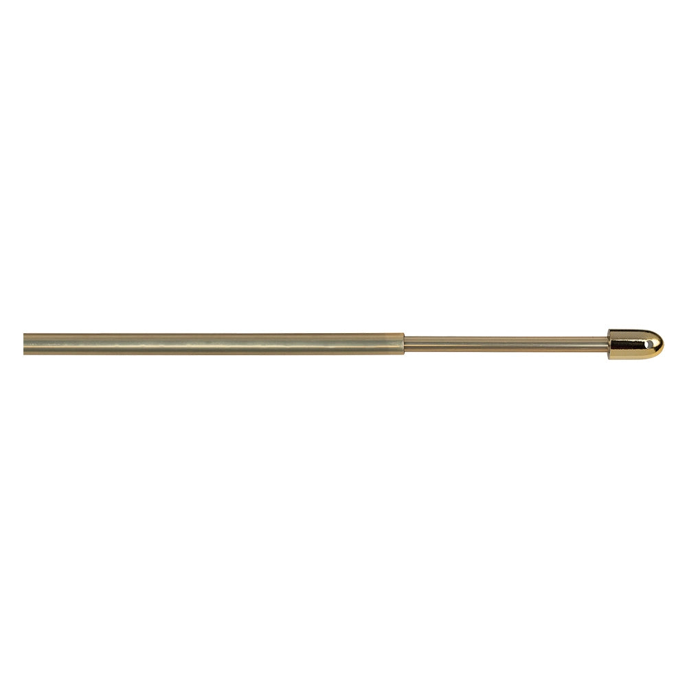 STANGHETTA TONDA A VITE 'BERLINO' Ø 8 mm. - cm 30 > 50 - oro - blister 2 pz  - ERREBI
