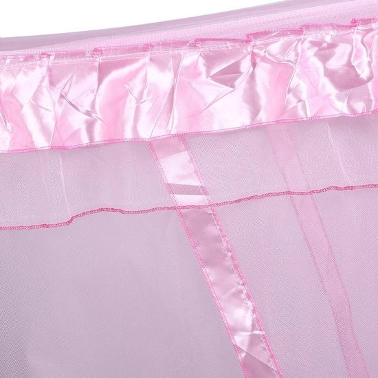 Tenda da letto anti-zanzare - Protezione contro gli insetti - Colorazione rossa - Decorazione della camera da letto - Stile principesco - Garantire un sonno tranquillo