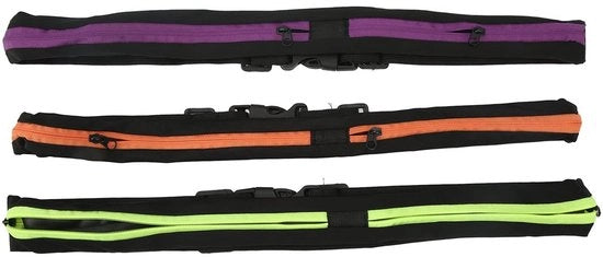Mini Taschi per Sport Esterni - Impermeabili e con Evacuazione del Calore - Blu Verde Arancione - Taschi per Capelli Antifurto - Ideali per Sport Esterni