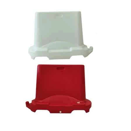 BARRIERA STRADALE IMPILABILE cm 100x40x70h - Col. Bianco