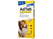 ADTAB COMPRESSE MASTICABILI PER CANI KG.2245  3 compresse da mg.900 di lotilaner    ADTAB