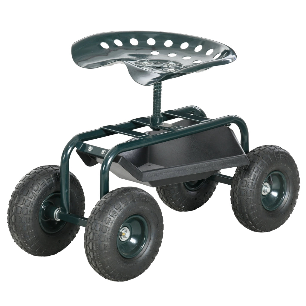 Sedia da giardino girevole e regolabile ¨C Minimal ¨C Verde, 150 kg