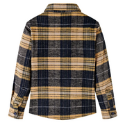 Camicia a Quadri da Bambino Gialla e Nera 92